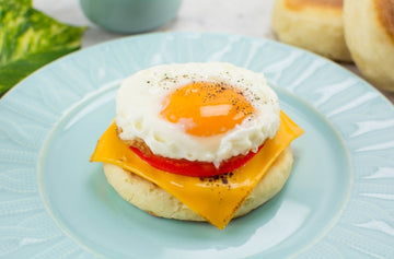 Egg and Cheddar Sandwich with Low Carb Bread