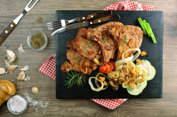 Grilled Bone-in Ribeye Steaks