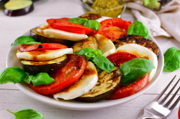 Eggplant Caprese Salad