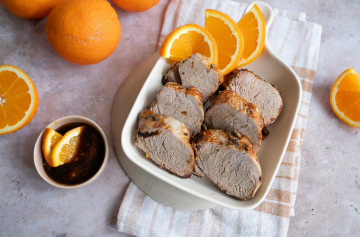 Pork Tenderloin with Orange Sauce