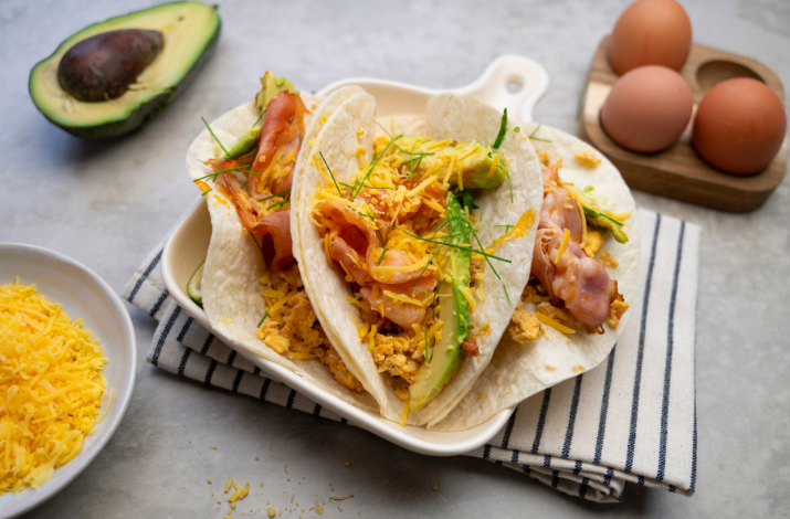 Bacon Egg Tacos