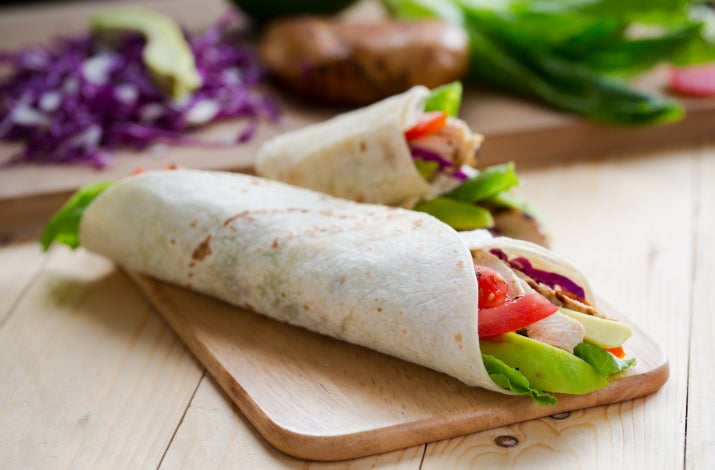 Keto Chicken Fajita Wraps